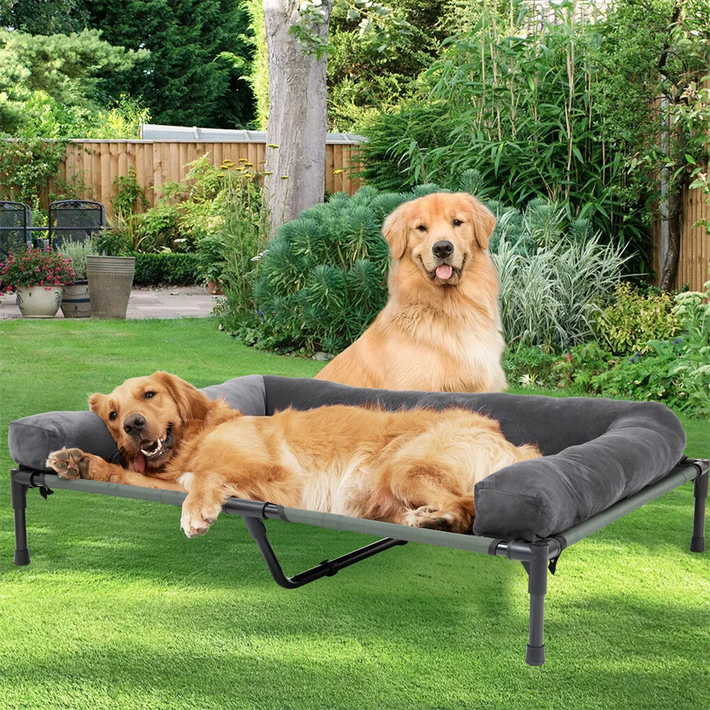 Outdoor Camping Dog Bed - 빙고파우(BINGOPAW) 고급형 강아지 침대, 분리 가능한