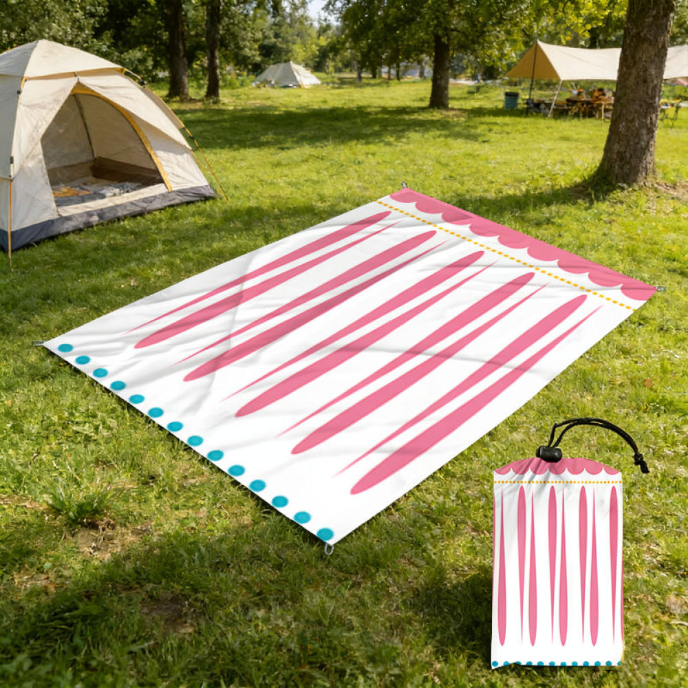 휴대용 피크닉 매트, 방수 캠핑 담요, 접이식 모래 방 - Outdoor Camping Rugs 리뷰 및 가격