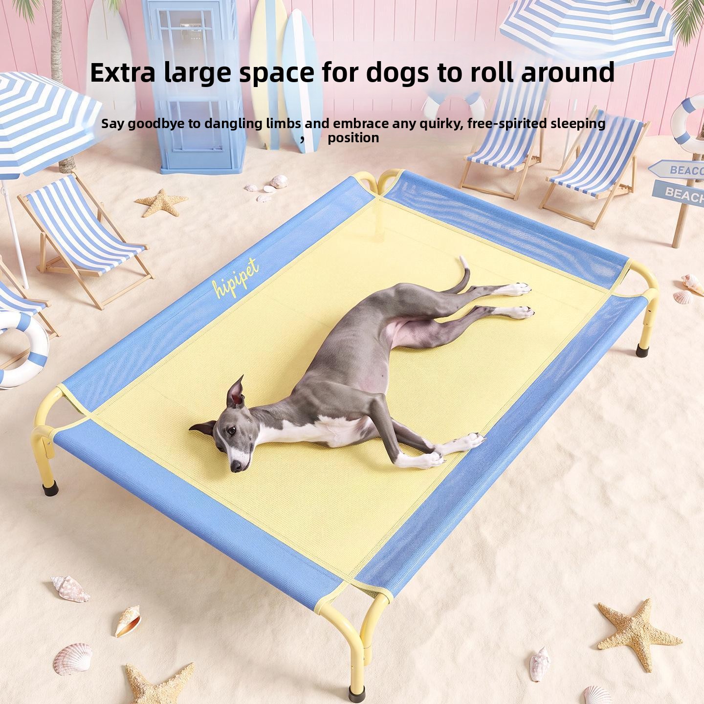 도파민 대비색상 애완동물 캠프 침대 대형견 침대 야외  - Outdoor Camping Dog Bed 리뷰 및 가격
