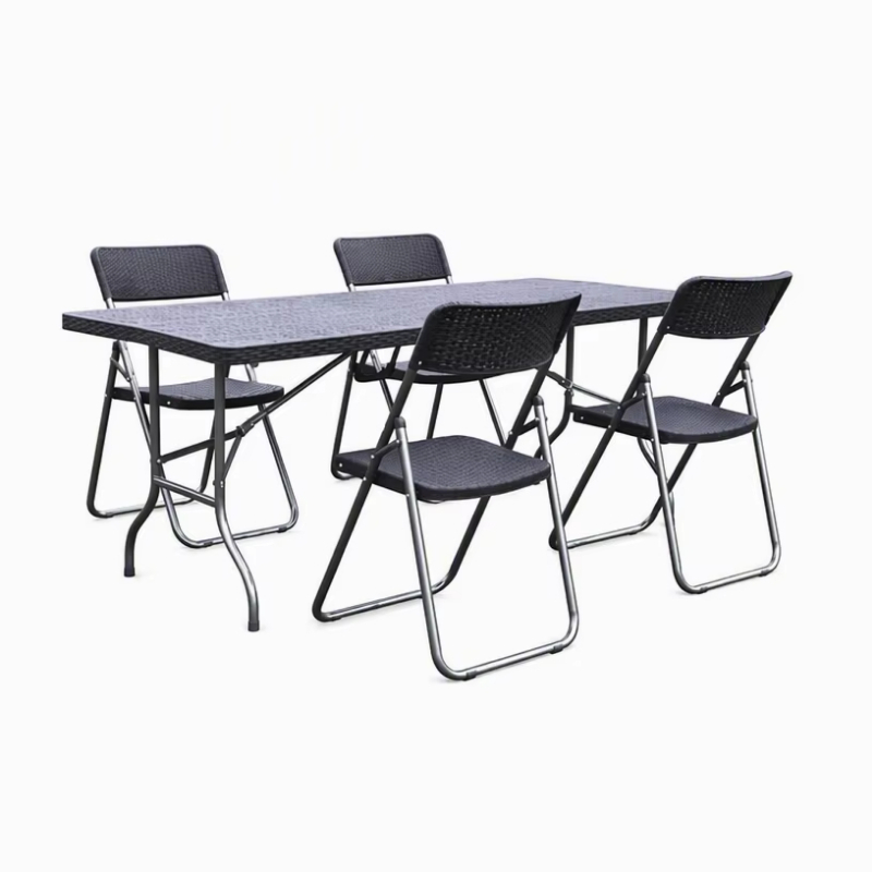 야외용 접이식 식탁 및 의자 세트 - 정원이나 캠핑장에 - Outdoor Camping Dining Set 리뷰 및 가격